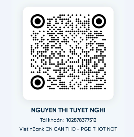 QR code chuyển khoản tài khoản VietinBank của Tuyết Nghi
